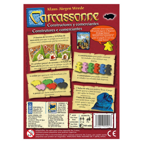 Carcassonne: Constructores y comerciantes (Español)