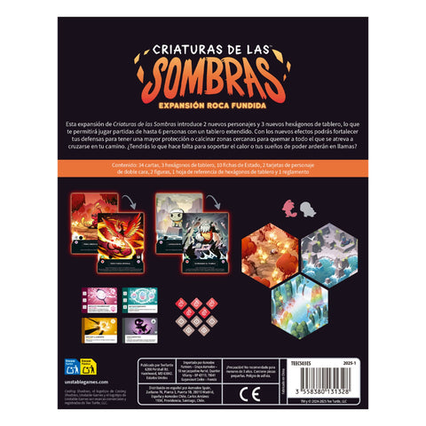 Criaturas de las sombras: Roca Fundida - Expansion (Español)