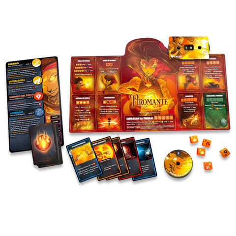 Dice Throne 3: Piromante vs Ladrón Sombrío (Español)
