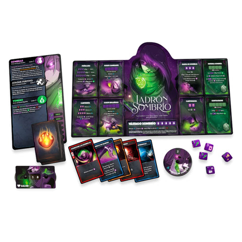 Dice Throne 3: Piromante vs Ladrón Sombrío (Español)