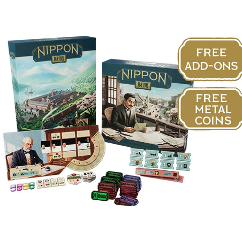 PREVENTA - Nippon: Zaibatsu+Nippon: Genro (Base y expansión) - (Español)