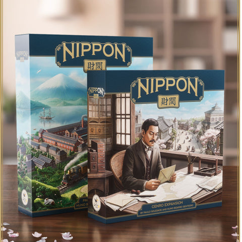 PREVENTA - Nippon: Zaibatsu+Nippon: Genro (Base y expansión) - (Español)