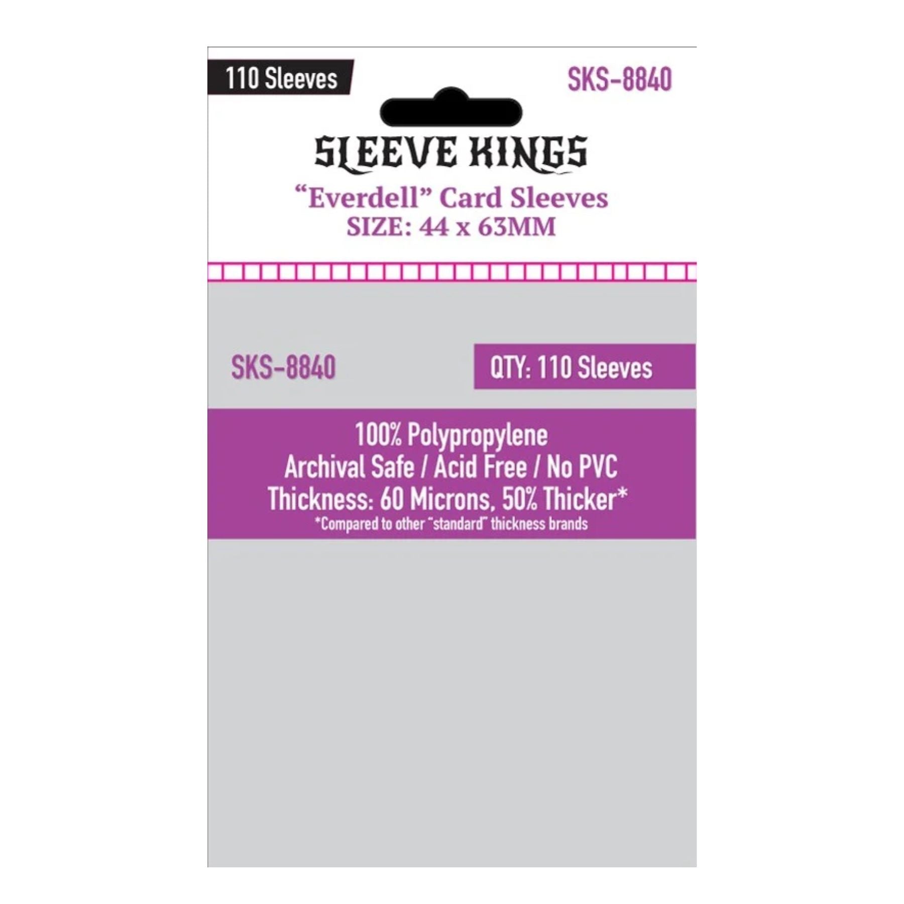 Sleeve Kings Everdell Card Sleeves (44 x 63mm) 110 pzs – Alfa y Delta