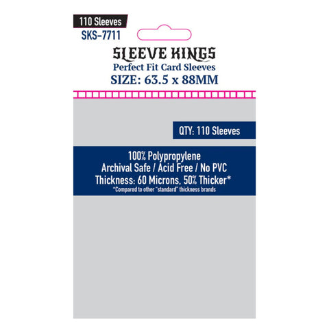 Sleeve Kings Perfect Fit Card Sleeves (63.5 x 88mm) 110pz