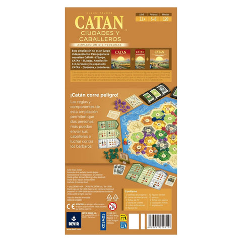Catan: Ciudades y Caballeros, Ampliación 5-6 jugadores (Español)
