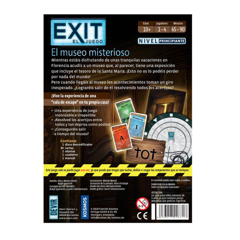 Exit: El Museo Misterioso (Español)