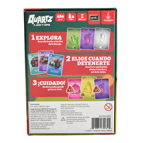 Quartz El juego de cartas (Español)
