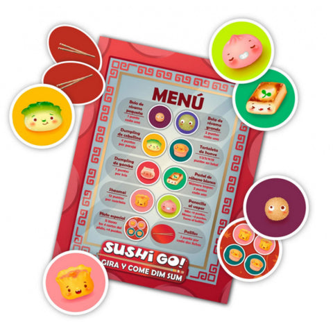 Sushi go!: Gira y Come Dim Sum (Español)