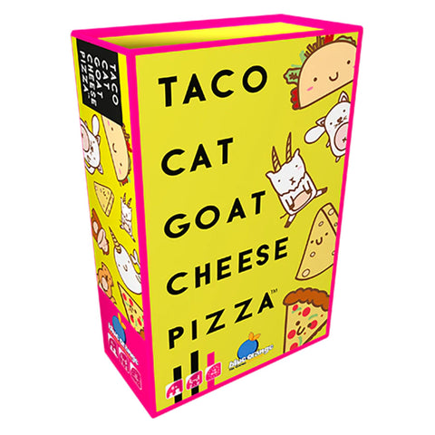  Taco Cat Goat Cheese Pizza - Spanish Edition! ¡Taco Gato Cabra  Queso Pizza - Edición Española! Ages 8+, 10-15min Play time, 2-8 Players :  Toys & Games